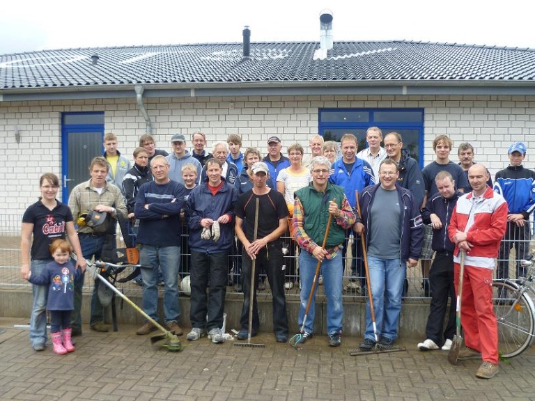 Aktion sauberer Sportplatz