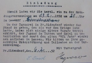 Abb. 18_Einladung zur Gründungsversammlung VFL Jahn, 1952